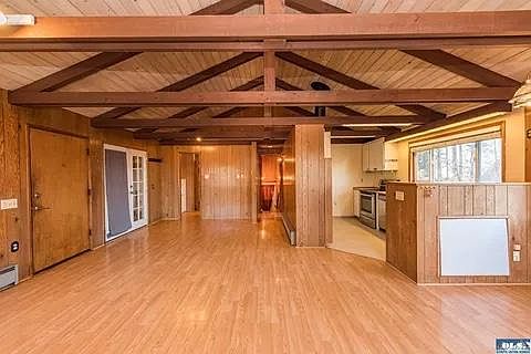 Upstairs den; kitchen