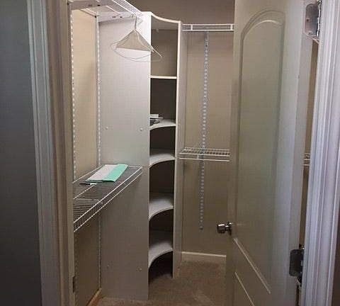 walk in closet off bedroom #1