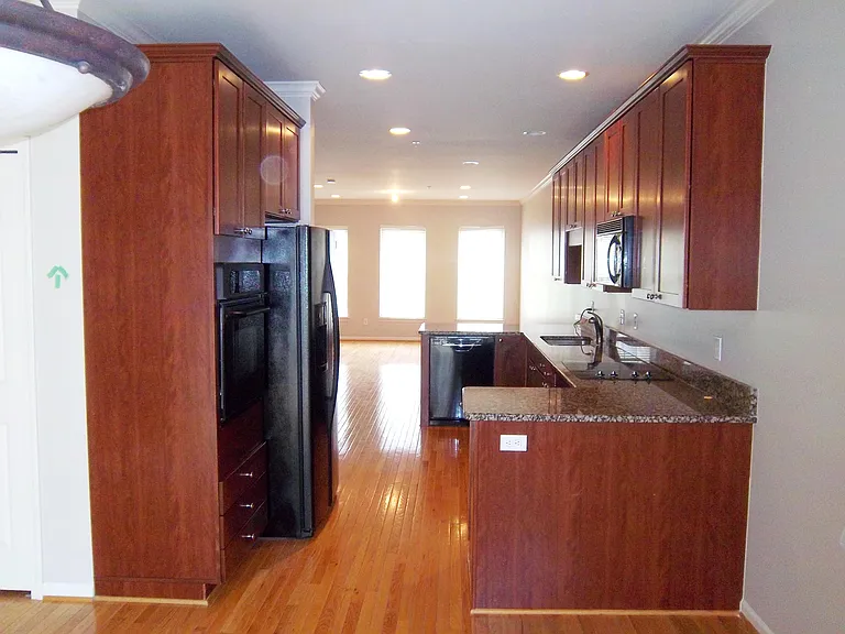 Kitchen with granite counter tops