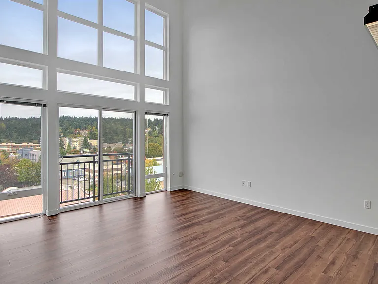 Living Room with Floor-to-Ceiling Windows