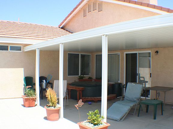 Back Covered Patio and Spa