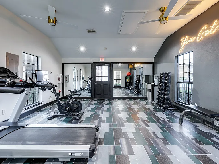 Newly Renovated Fitness Center with Cardio and Free Weights
