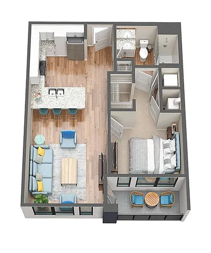 Floor plan Picasso
