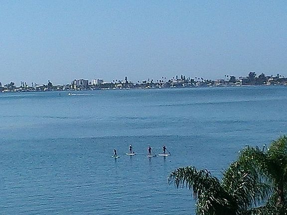 balcony view- paddle boards