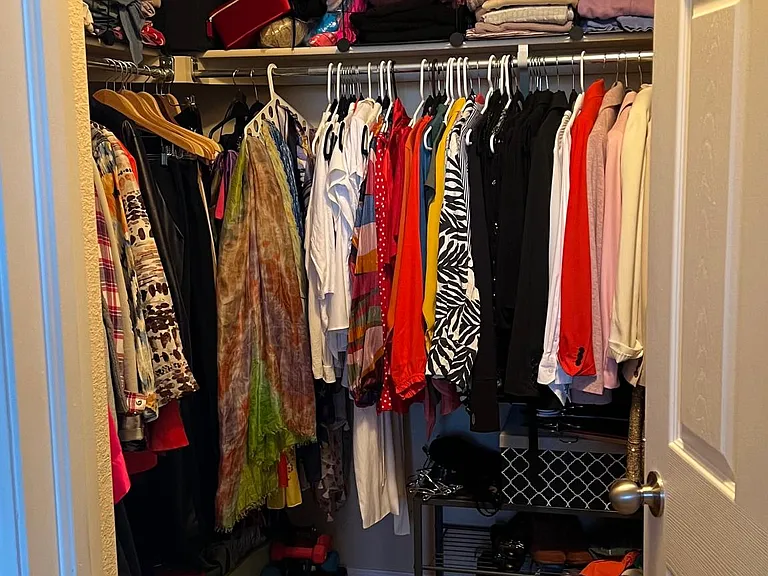 Walk-in master closet