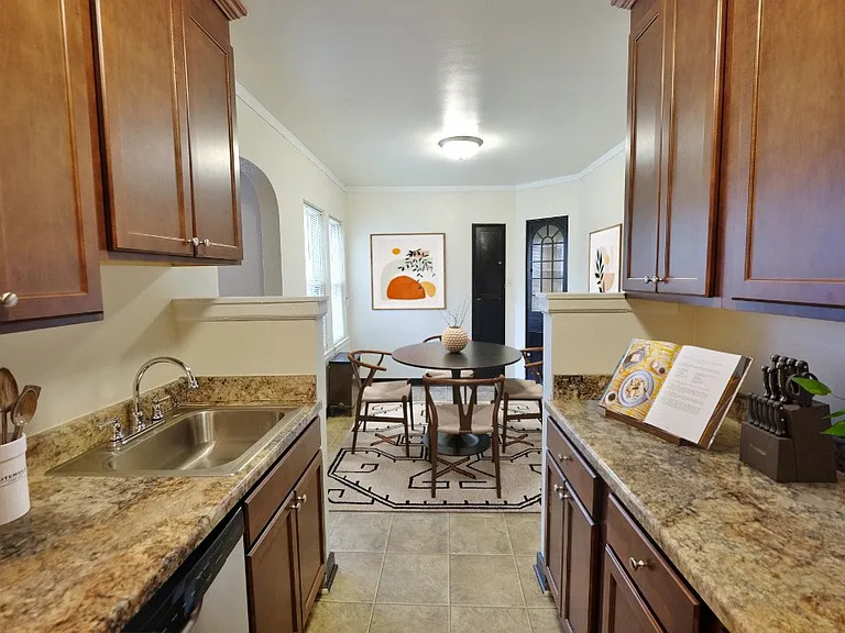 Welcome to Central Lakes of Uptown, where modern design meets comfort. This stylish kitchen features granite countertops and an inviting dining space, perfect for entertaining. Don't miss out on your new homeschedule a tour today!