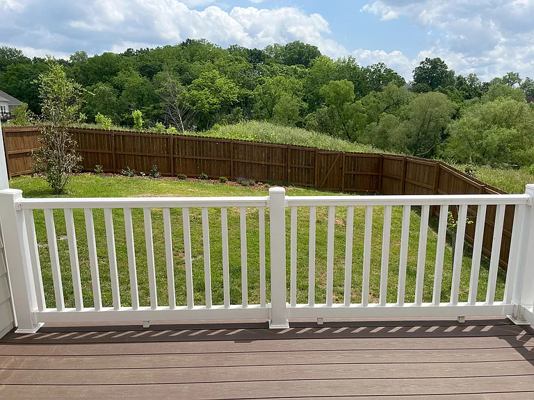 View from back deck