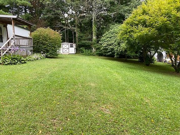 Large backyard