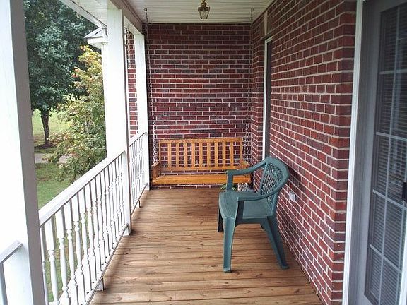 Covered Porch off Master Bedroom