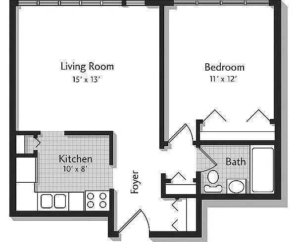 Floor plan 1B