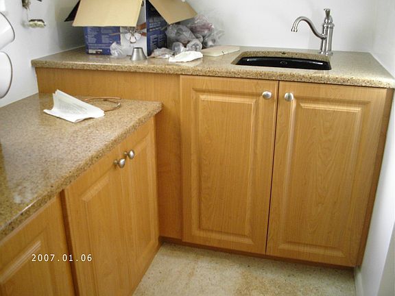 kitchen desk area