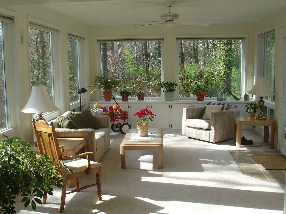 beautiful sunroom