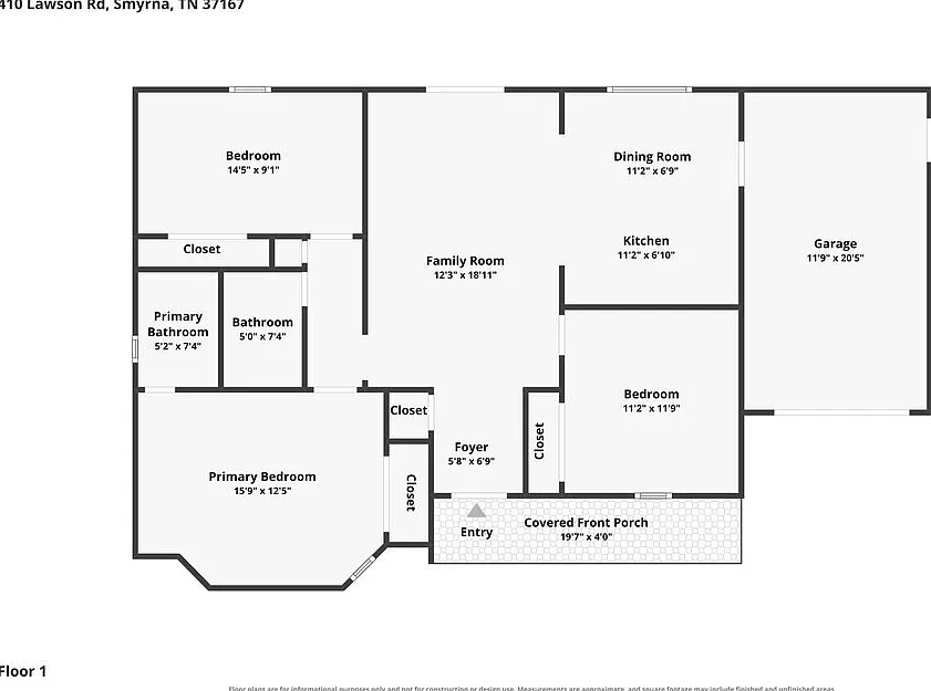 3 bed, 2.0 bath, 1234 sqft, $2,025 — Photo 2