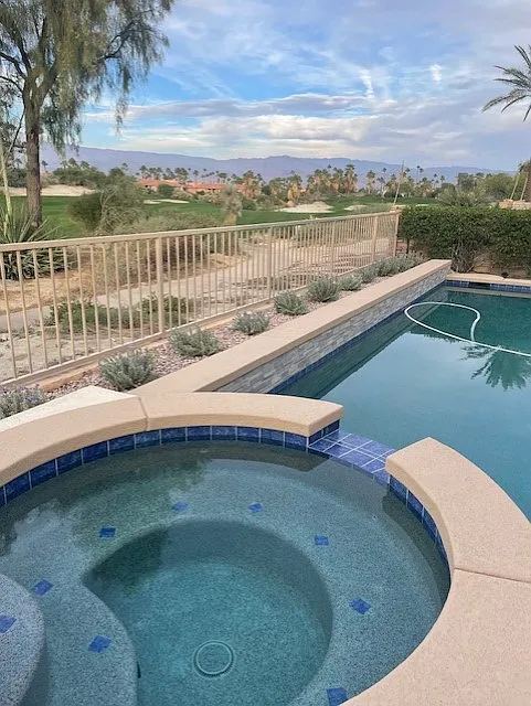 Newly refinished pebble-tech salt-water pool and spa. Very private location. No houses look onto this property. - 26 Merill Dr