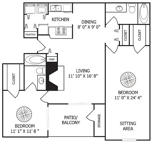 Floor plan B2