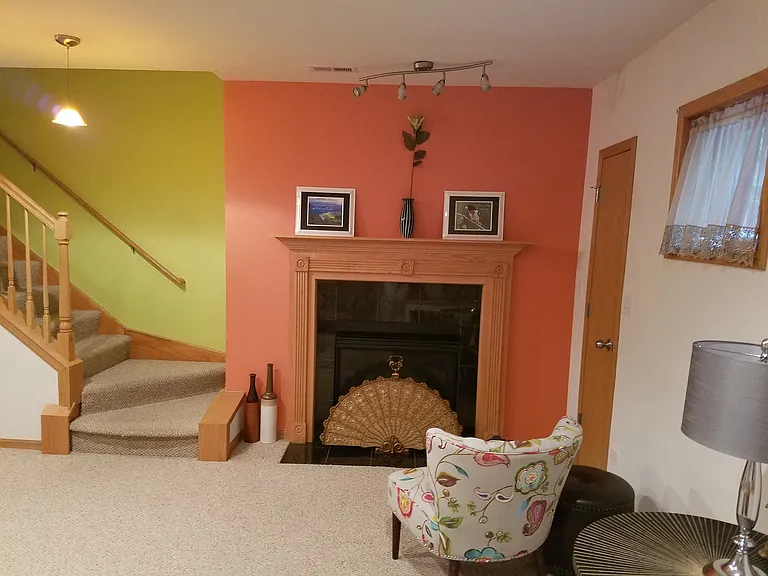 Garden Level Fireplace