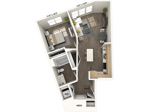 Floor plan A4-745sf-FinishIII