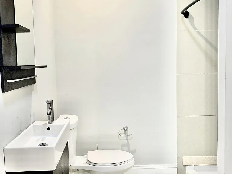 The bathroom on the second floor