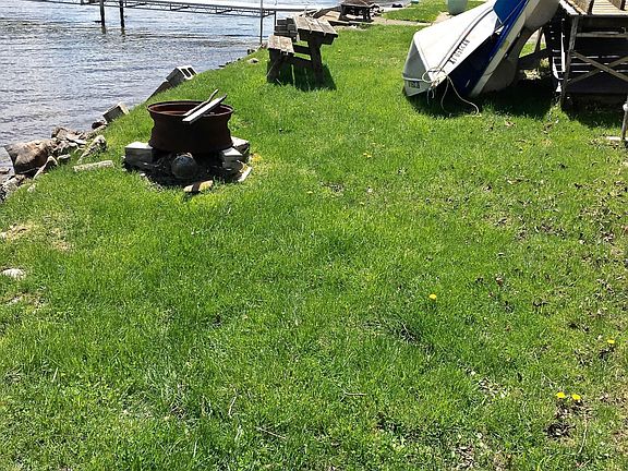 Flat lake front area for easy access and recreation