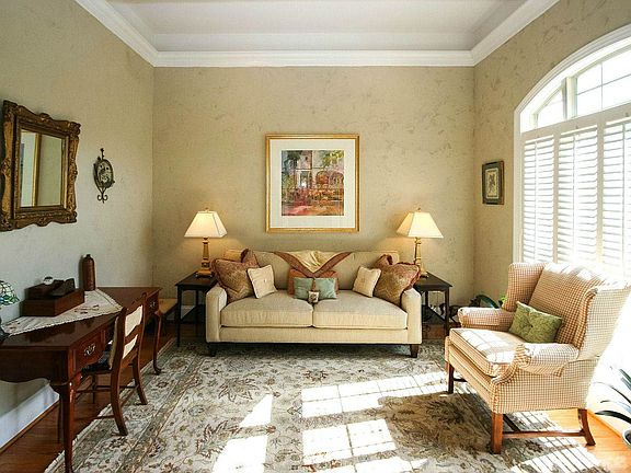 Sunny formal living room