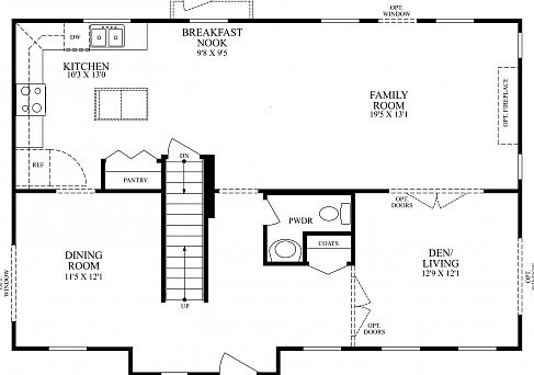Elevation: A - 1st Floor
