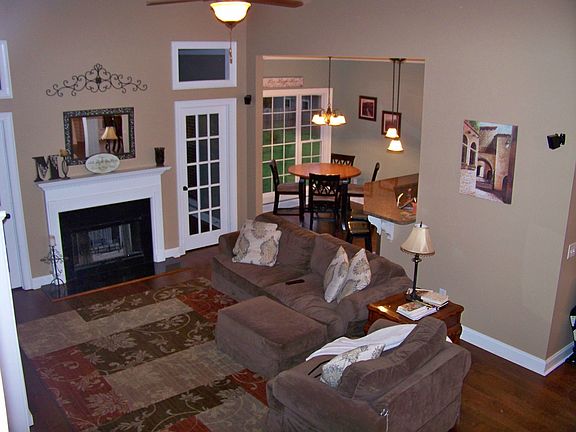 Living Room from upstairs bonus room