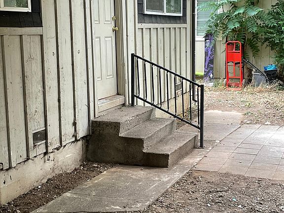 Side entry; I own the house (Unit B) next door too