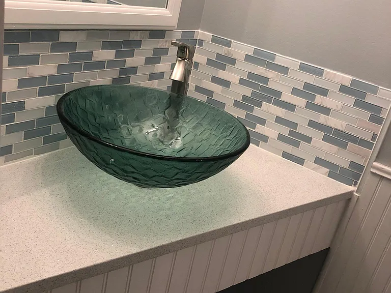 Vanity in Half bath
