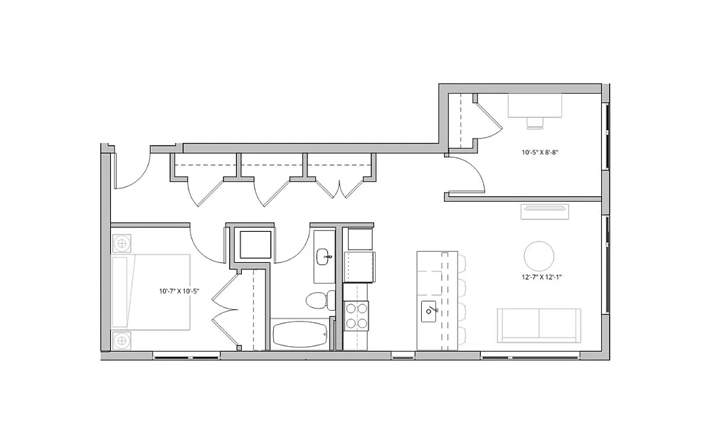 Floor plan 2X1 - D10