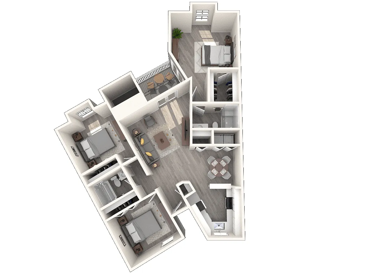 Floor plan C1 Deluxe