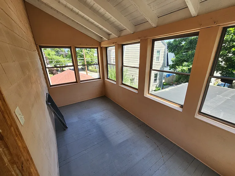 Rear porch (2nd floor)