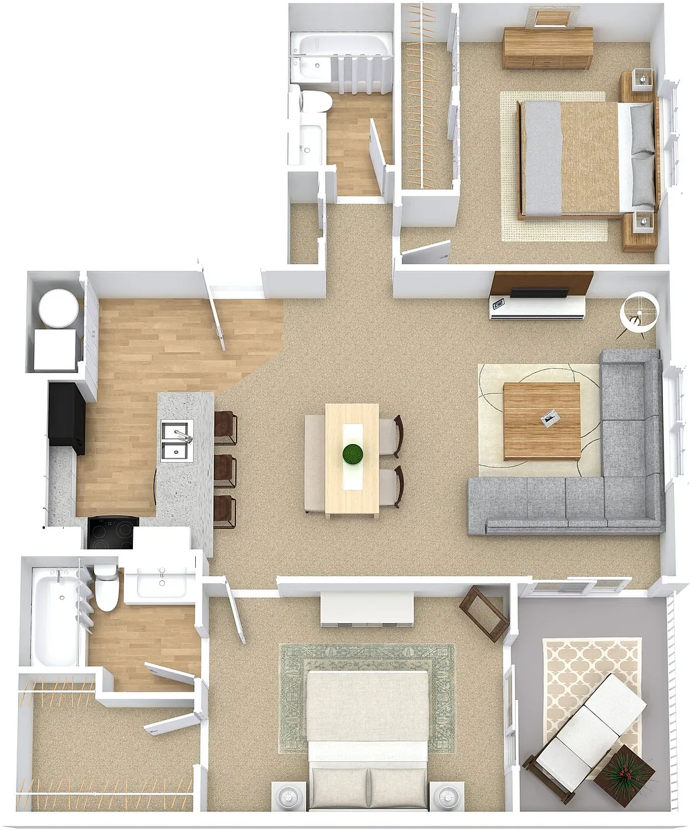 Floor plan The Jasmine Renovated