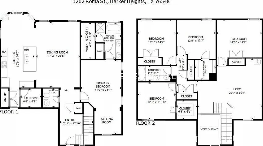 Spacious 5-Bedroom Home for Rent in Harker Heights — Photo 4