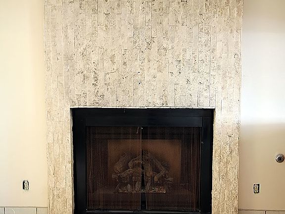 Fire place in living room