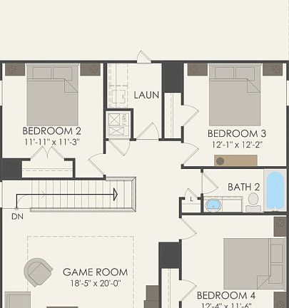 Second Floor 4 br 2.5 ba