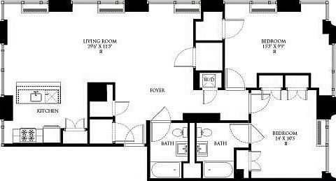 2nd image of 500 W 23rd St APT 7A