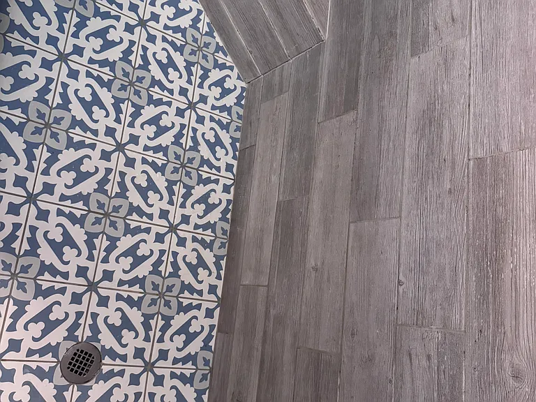 view of shower floor