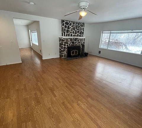 living area,wood stove