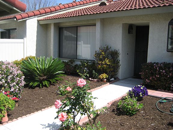 Front courtyard patio