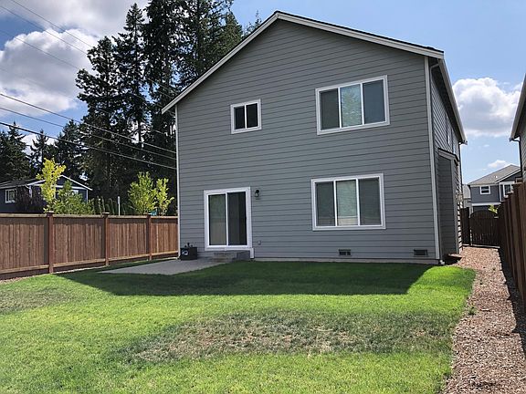 Huge flat back yard for kids to play