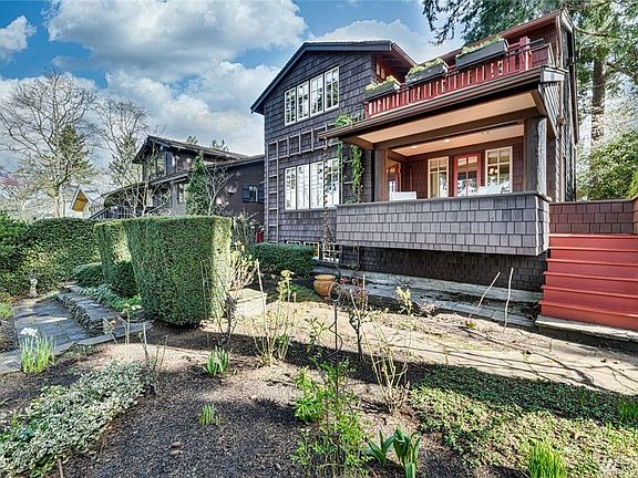 Featured in local history books as "The Wilson House," it was designed by architect Joe Wilson and was one of the first 4 homes ever built in Fauntleroy Cove back in 1913. Attention to detail and design throughout makes this house more than a home... it's a conversation piece!