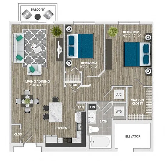 Floor plan Matisse