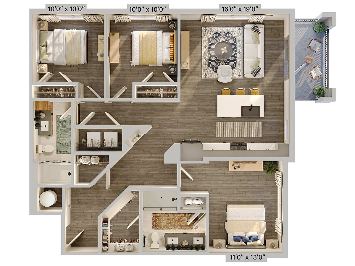 Floor plan C1