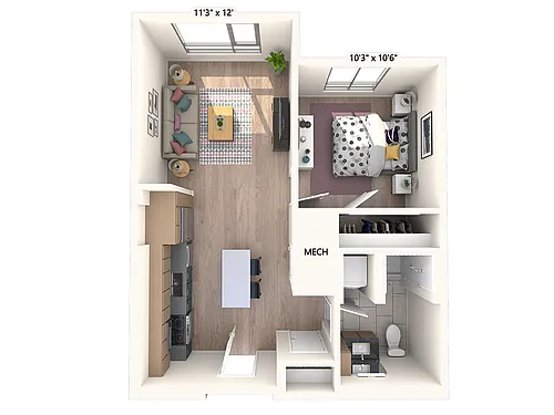 Floor plan W-B16