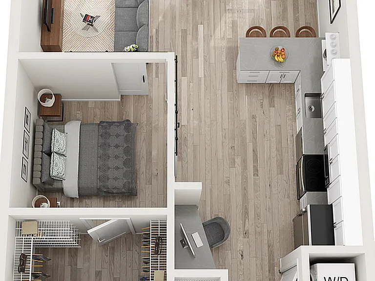 Plan A12 | 1BR/1BA
