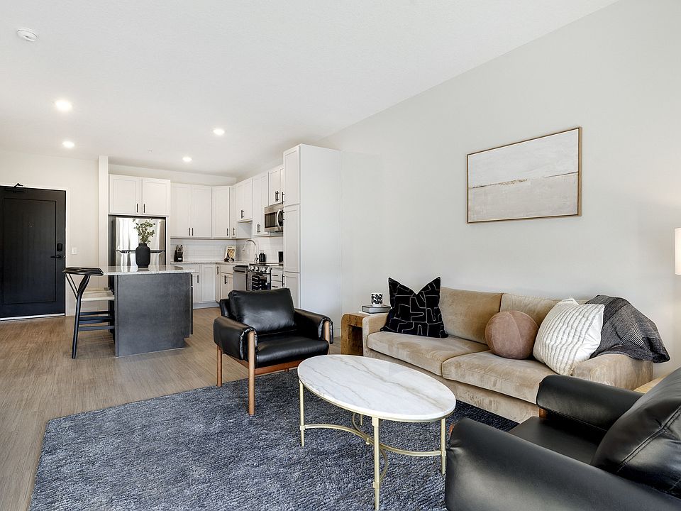 Living Area & Kitchen