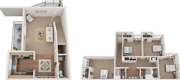 4 bedroom w/d 4 bedroom w/d