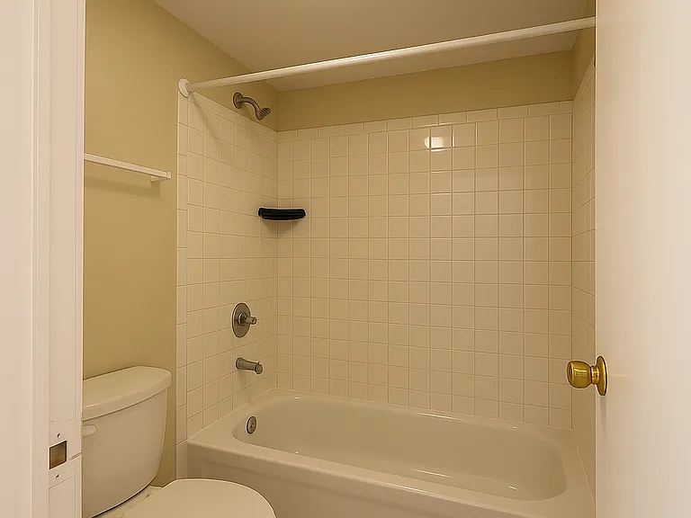 Bathroom with separate vanity sink
