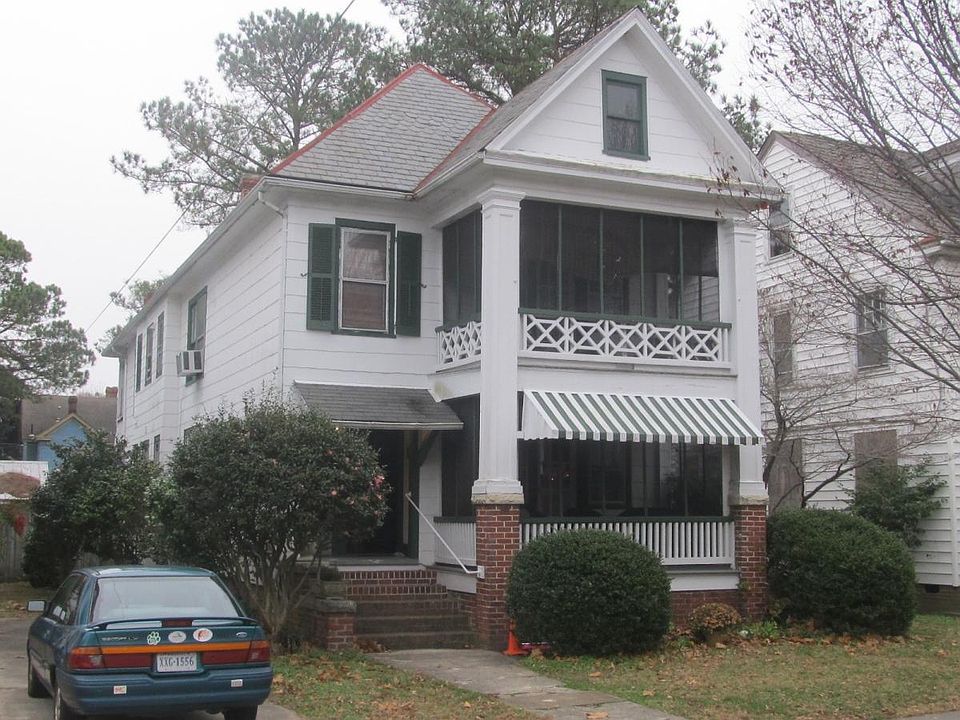 Front of house. Yours in the upstairs unit.