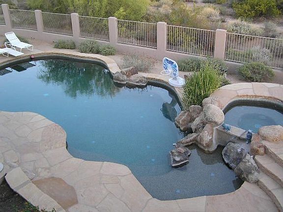 Relax in your spa or dive into the pool